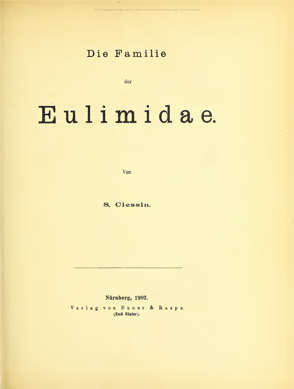 Die Familie Der Eulimidaestephan