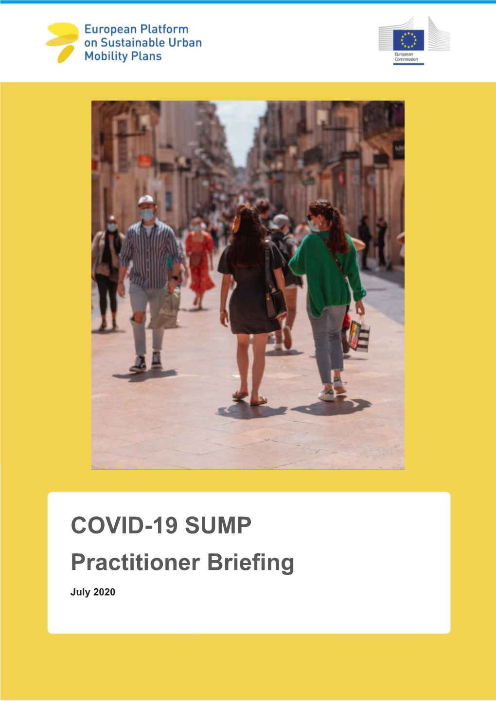 COVID-19 SUMP Practitioner Briefing