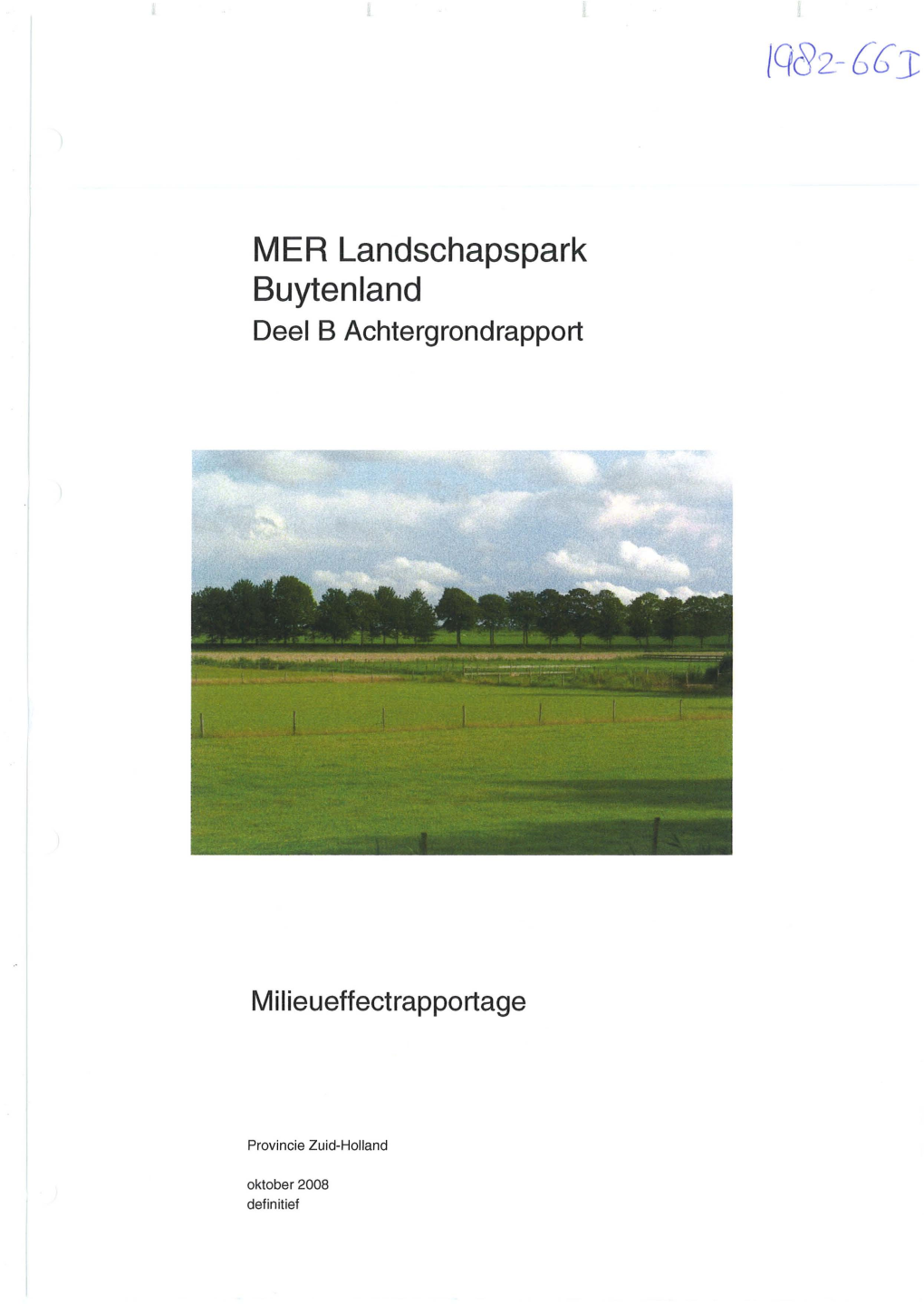 MER Landschapspark Buytenland Deel B Achtergrondrapport