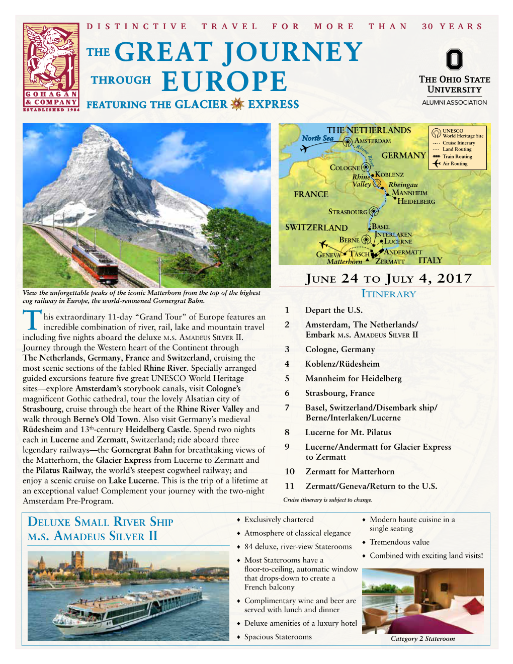 Europe Featuring the E S Tablished 1984 Glacier Express