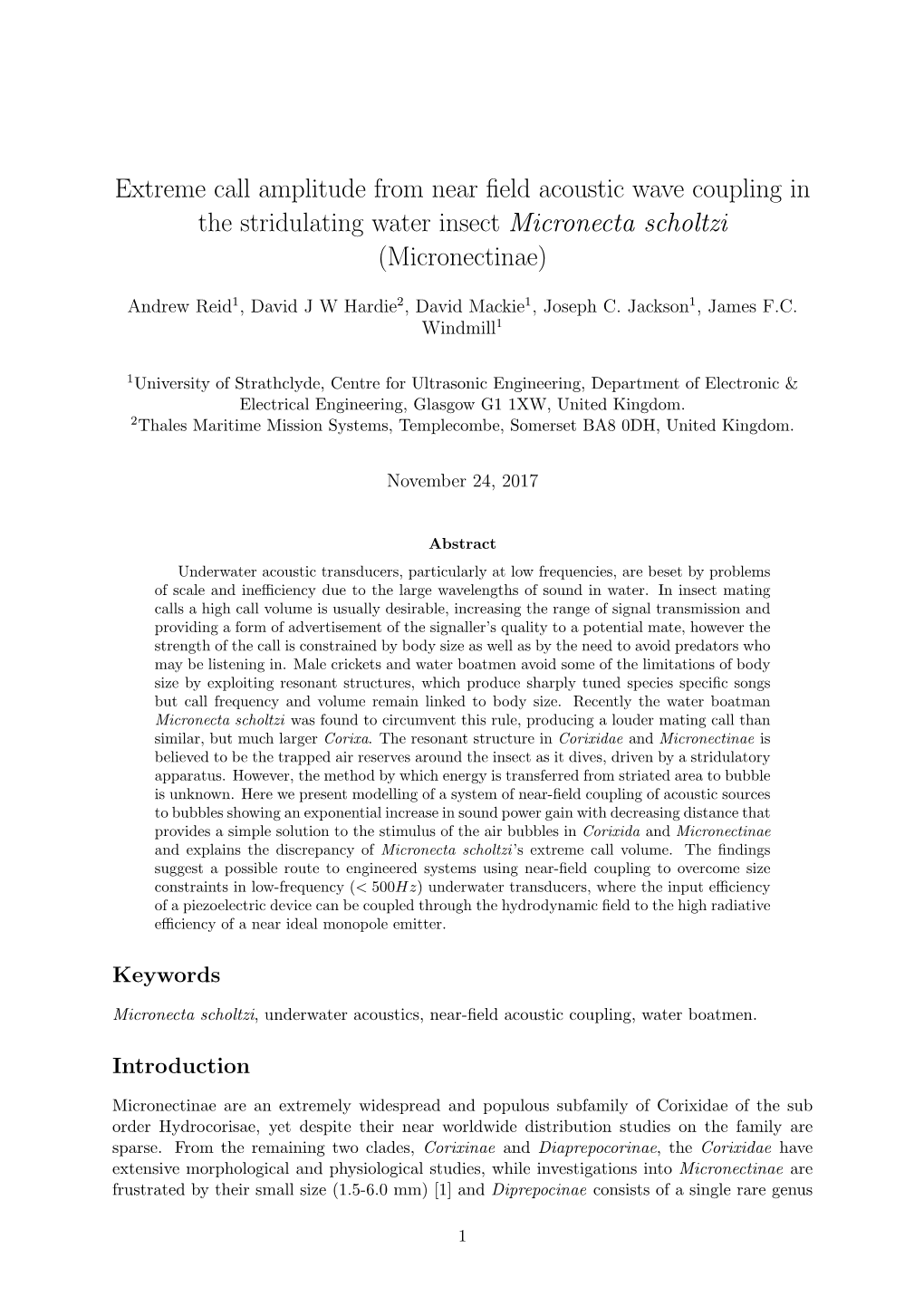 Extreme Call Amplitude from Near Field Acoustic Wave Coupling in The