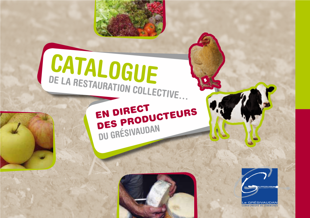 Catalogue De La Restauration Collective…