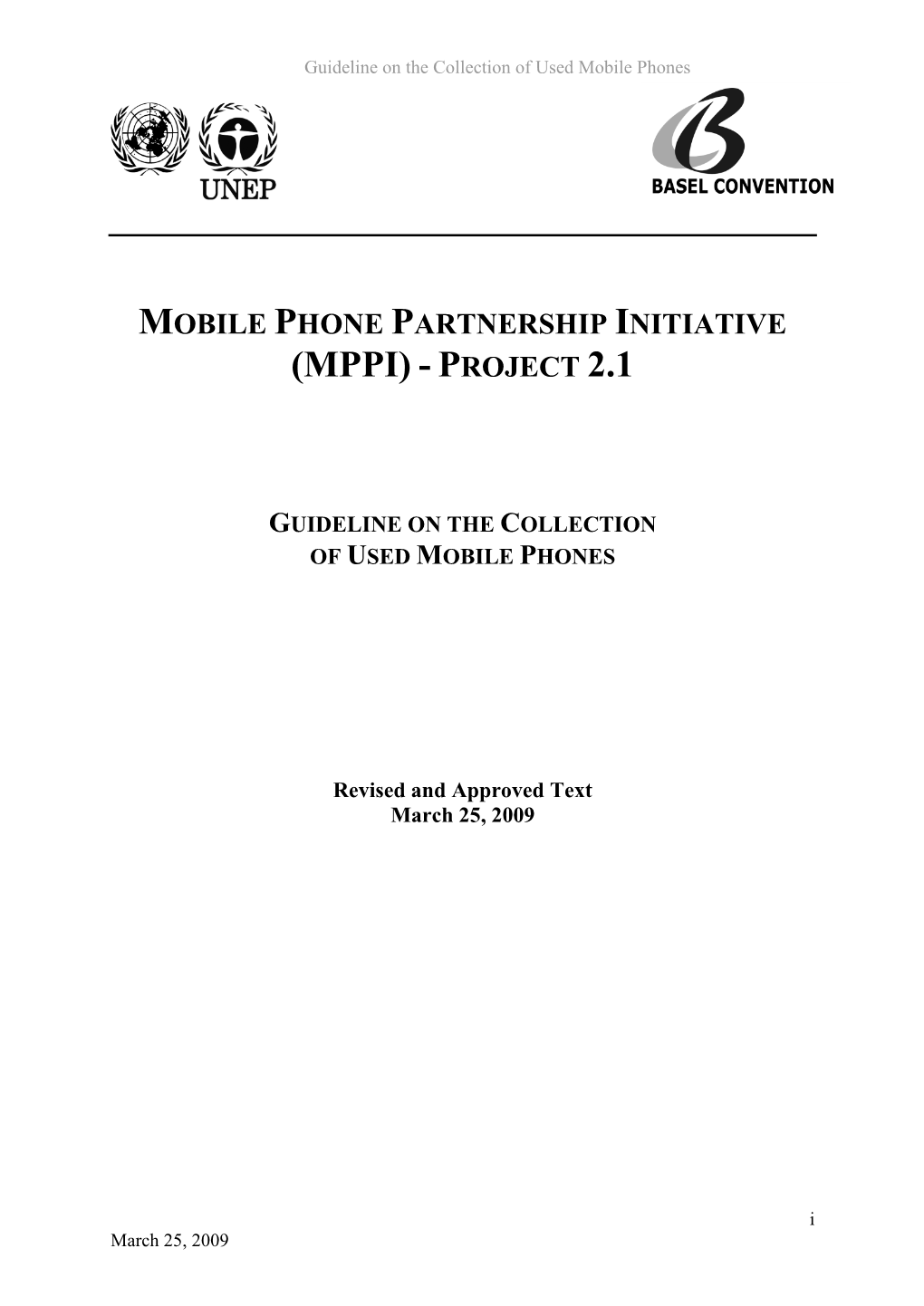 Collection and Transboundary Movement of Mobile Phones