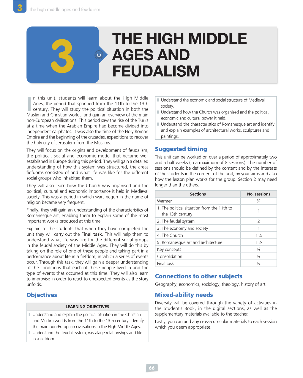 Unit 3. the High Middle Ages and Feudalism