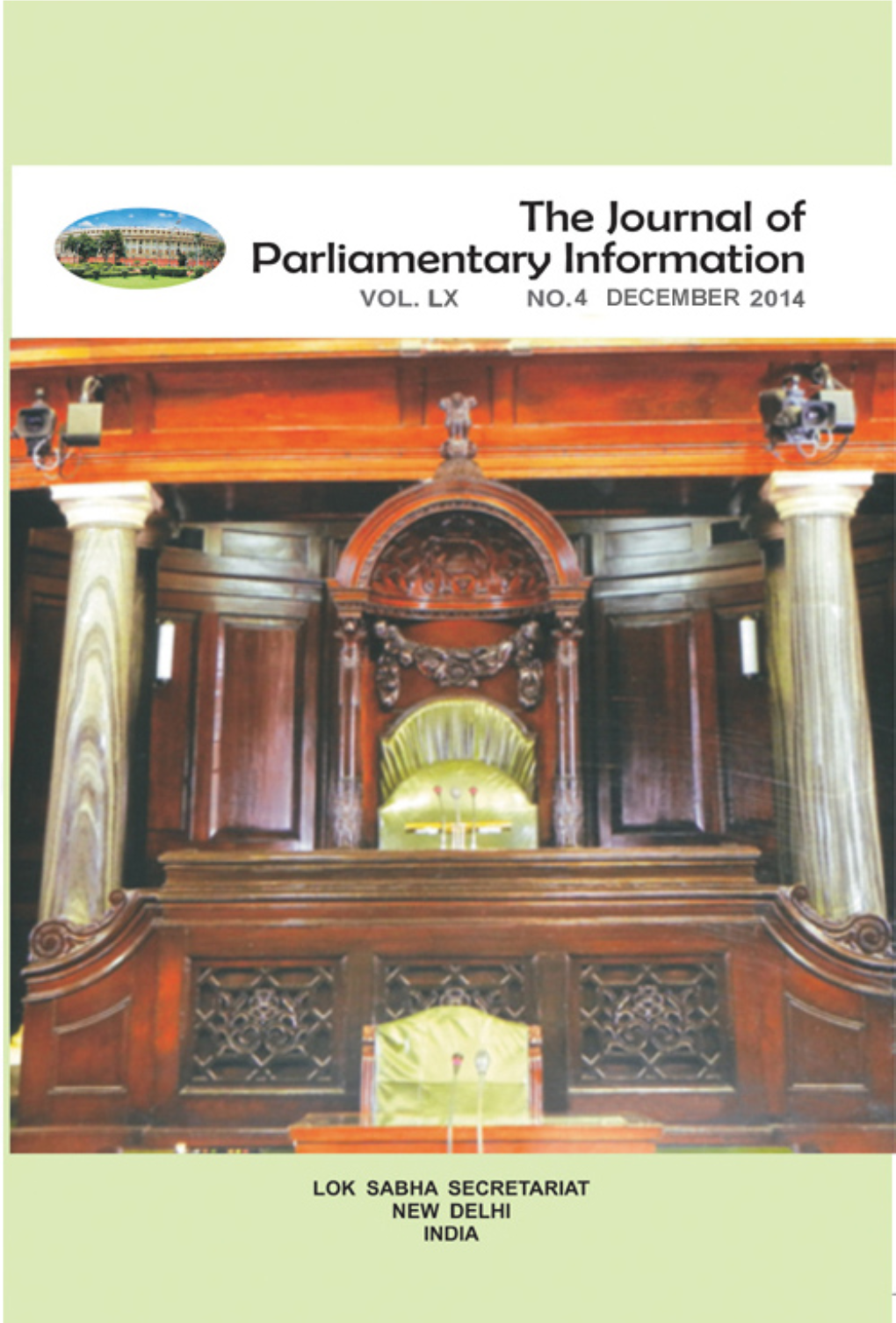 The Journal of Parliamentary Information