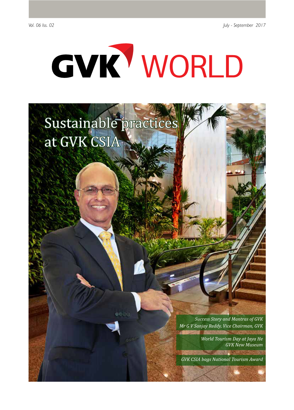 Sustainable Practices at GVK CSIA