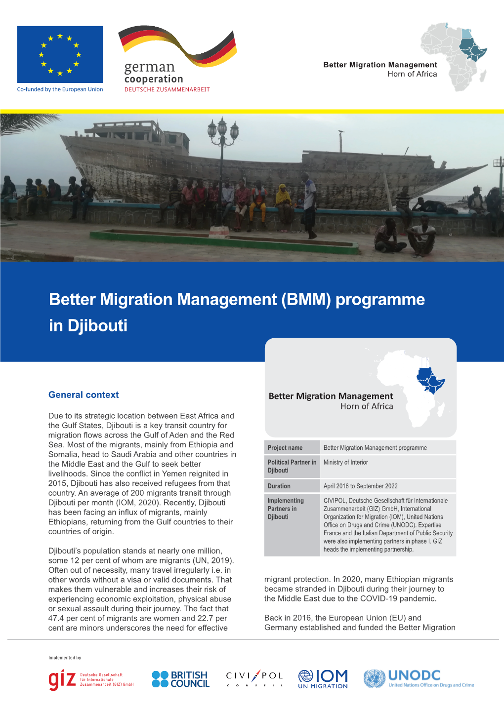 Better Migration Management (BMM) Programme in Djibouti