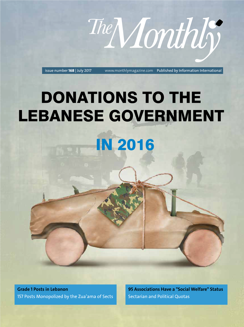 Donations to the Lebanese Government in 2016