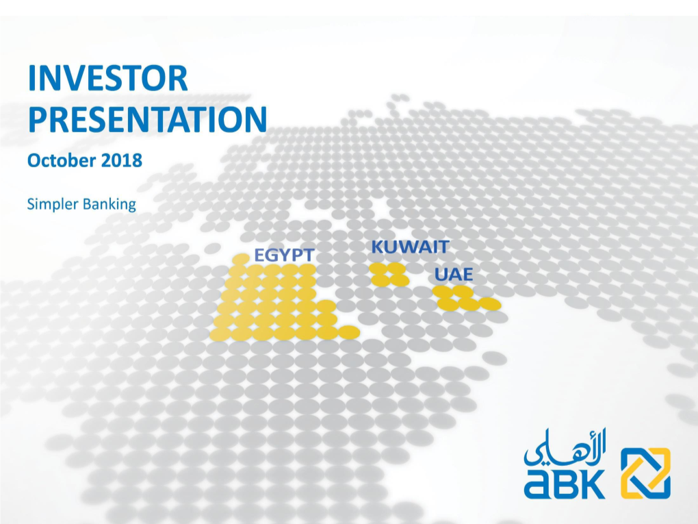 Al Ahli Bank of Kuwait (“ABK”) Overview