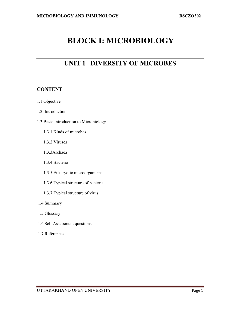 Microbiology and Immunology Bsczo302