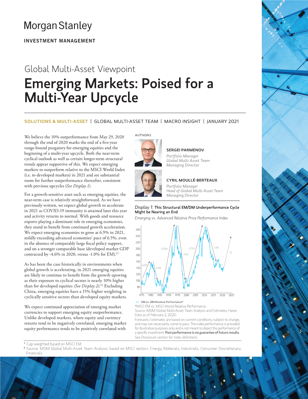 Emerging Markets: Poised for a Multi-Year Upcycle