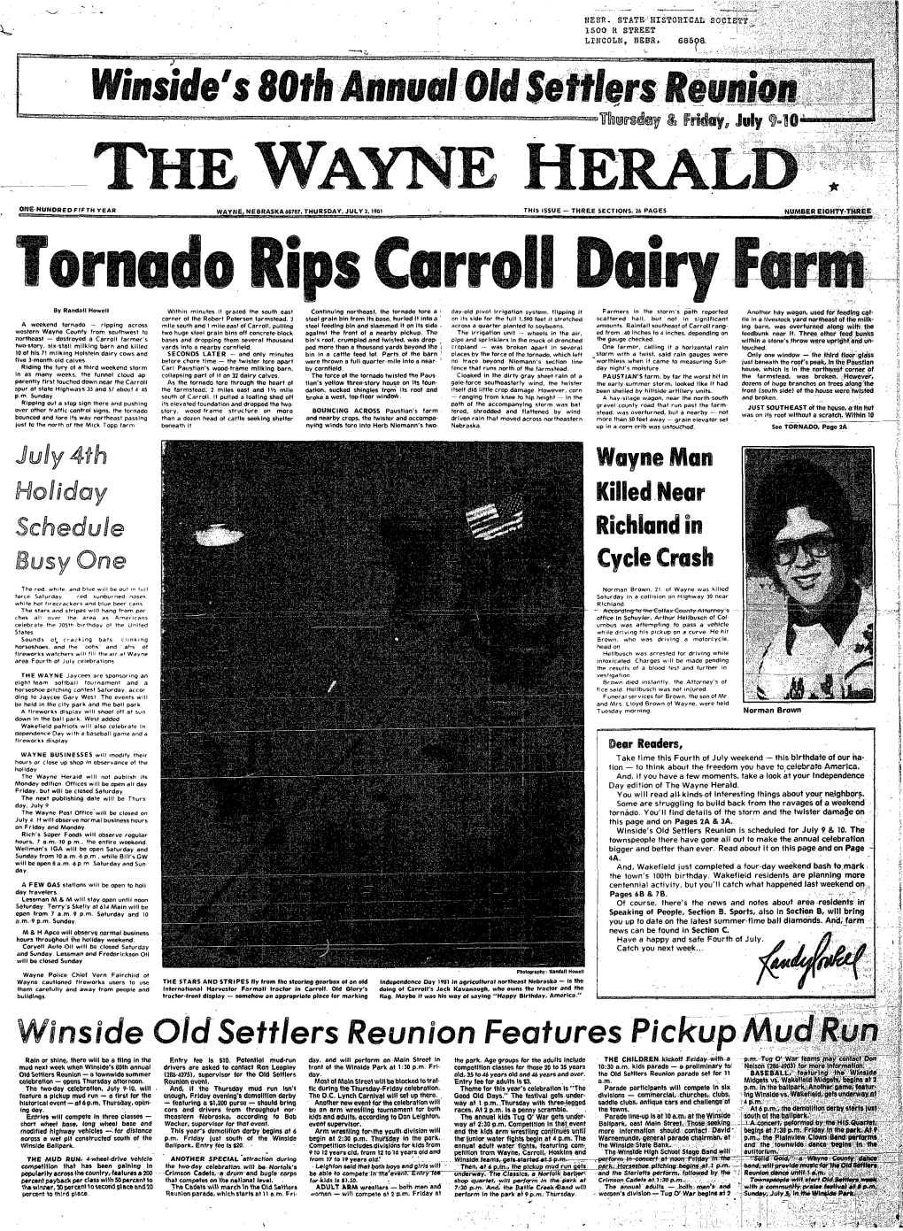 Tornado Rips Carroll