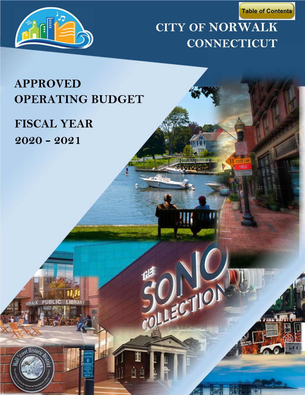 City of Norwalk Connecticut Fiscal Year Approved Operating Budget