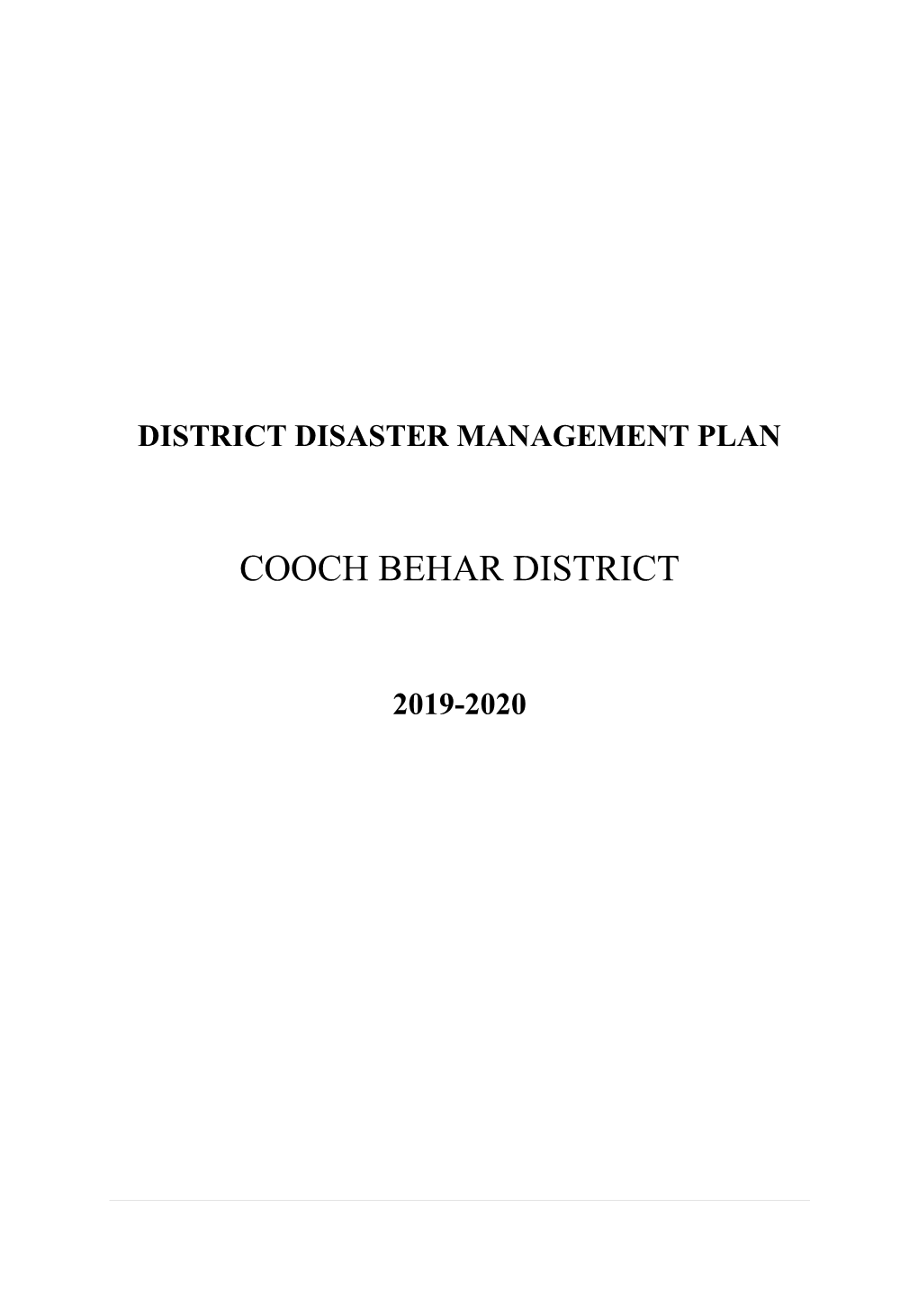 Cooch Behar District