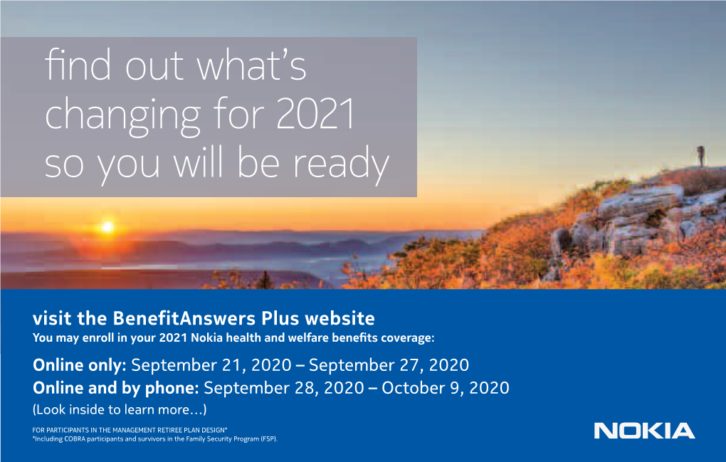 Find out What's Changing for 2021 So You Will Be Ready