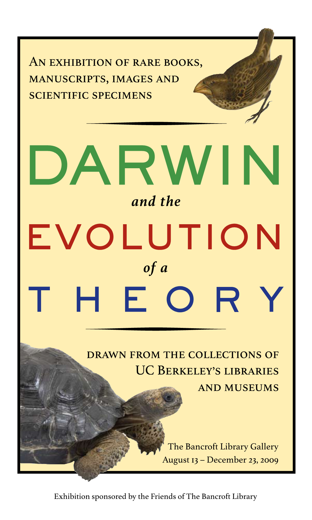 Darwin and the Evolution of a Theory