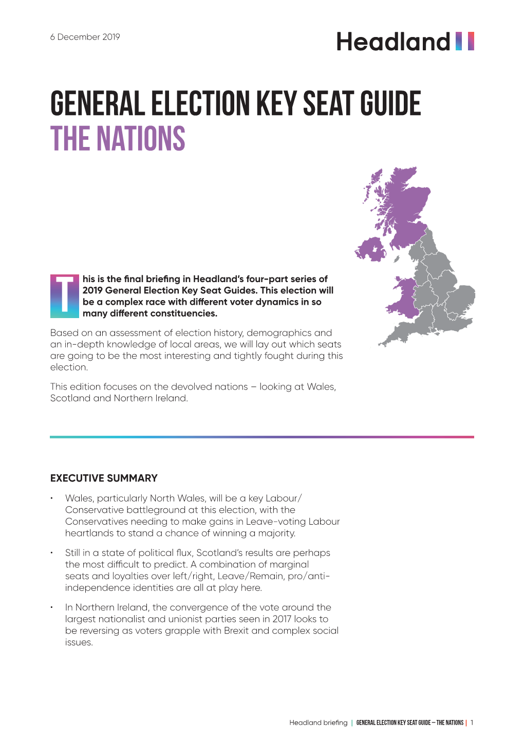 General Election Key Seat Guide the Nations