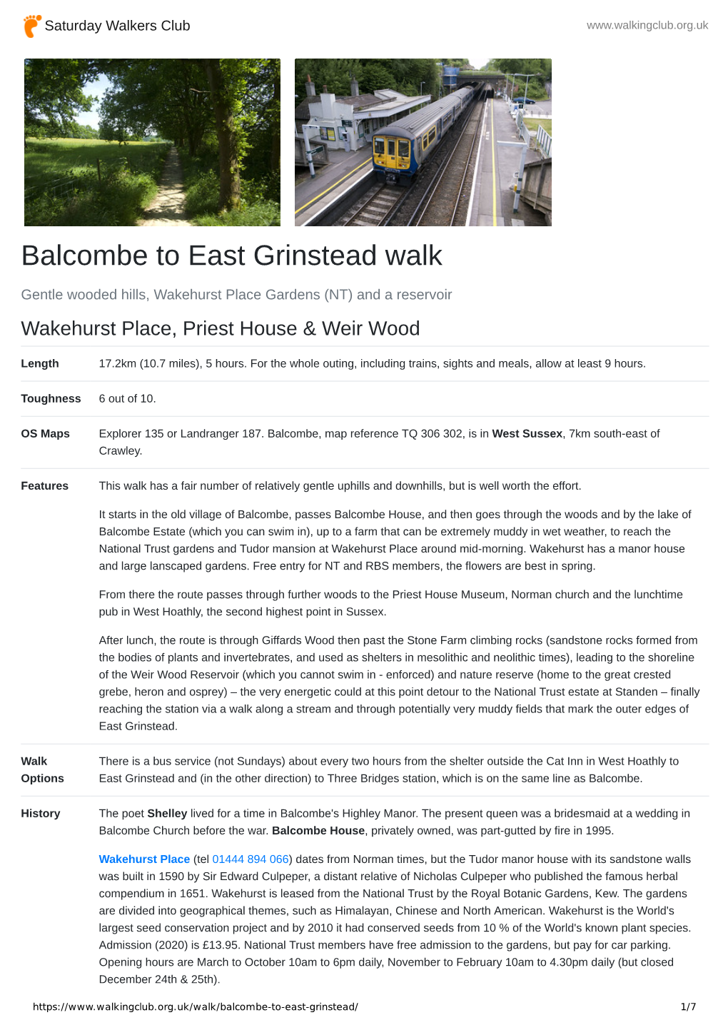 Balcombe to East Grinstead Walk