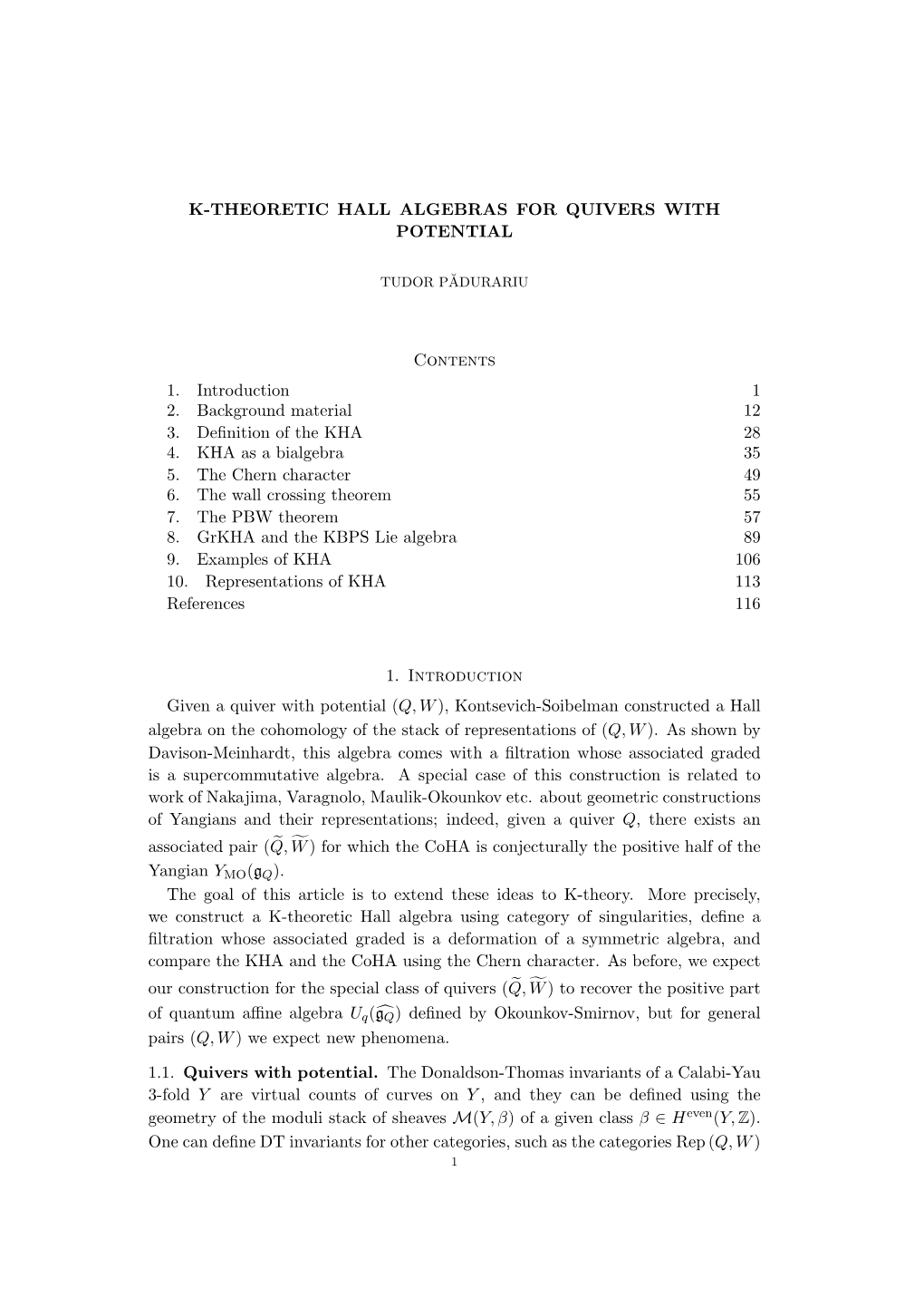 K-Theoretic Hall Algebras for Quivers with Potential