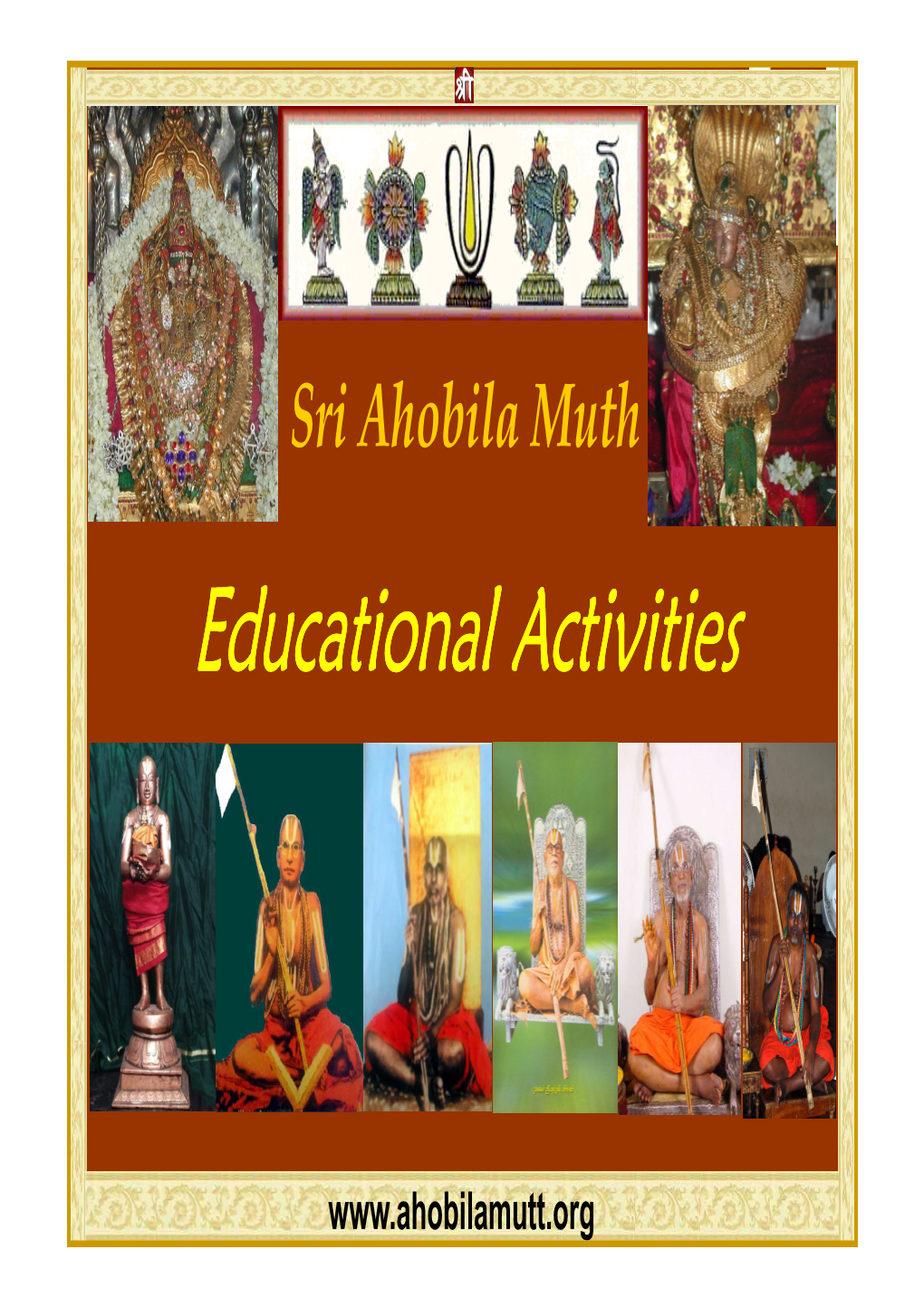 Sri Ahobila Muth Educational Activities