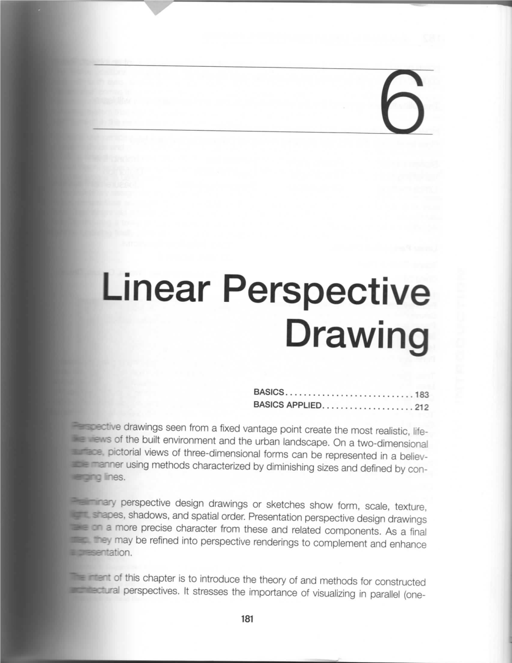 Linear Perspective Drawing