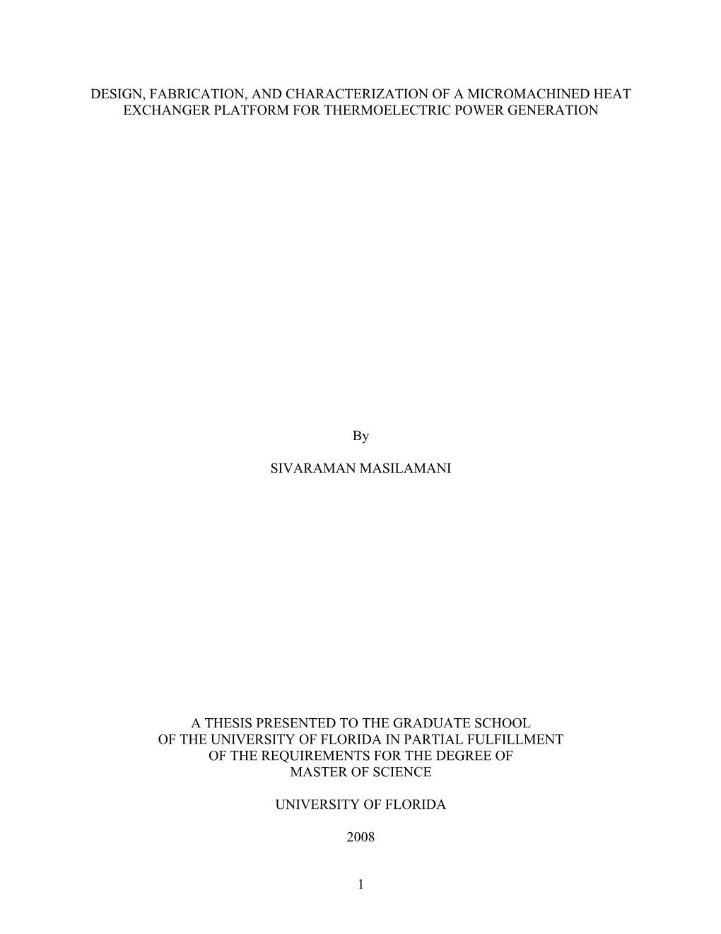 University of Florida Thesis Or Dissertation