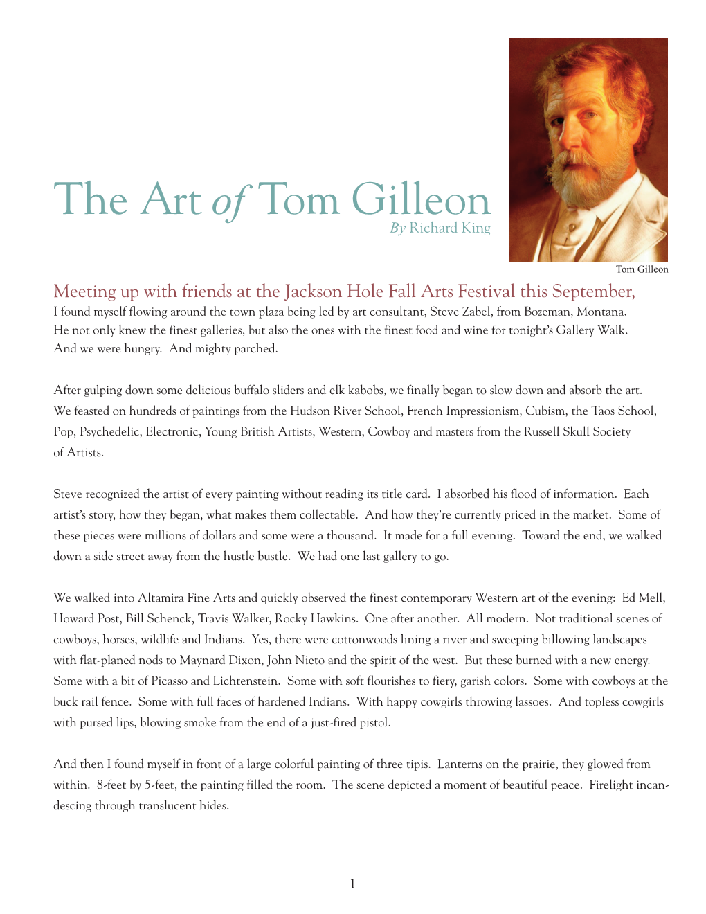 The Art of Tom Gilleon