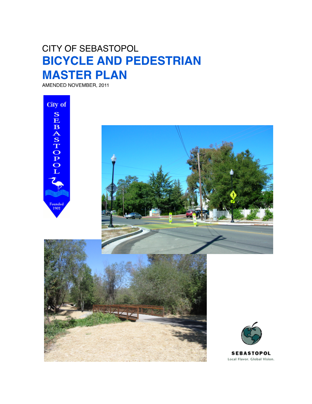 Sebastopol Bicycle and Pedestrian Plan, Amended November 1, 2011