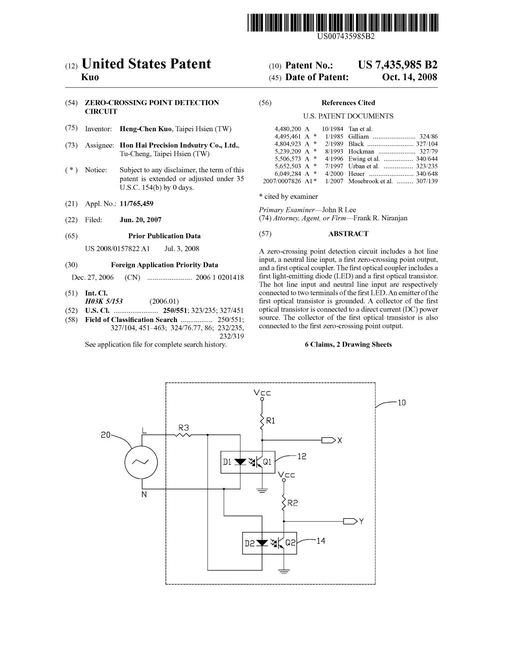 (12) United States Patent (10) Patent N0.: US 7,435,985 B2 Kuo (45) Date of Patent: Oct