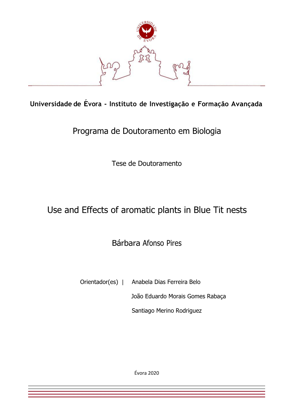 Use and Effects of Aromatic Plants in Blue Tit Nests