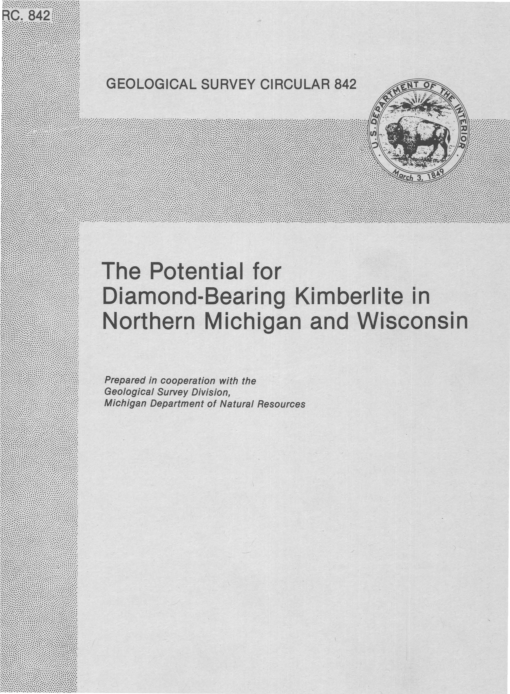 The Potential for Diamond-Bearing Kimberlite in Northern Michigan and Wisconsin