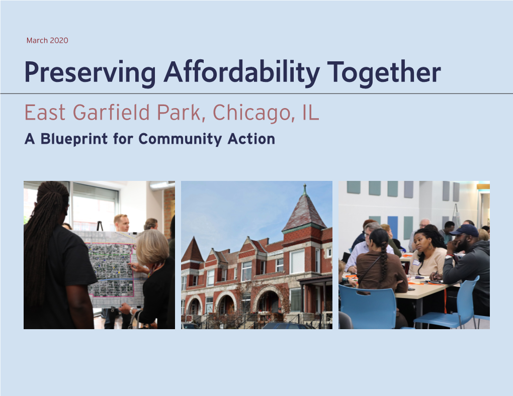 Preserving Affordability Together: a Blueprint for Community Action