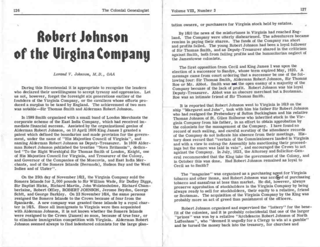 Robtrt Johnson Remiss in Paying Their Shares