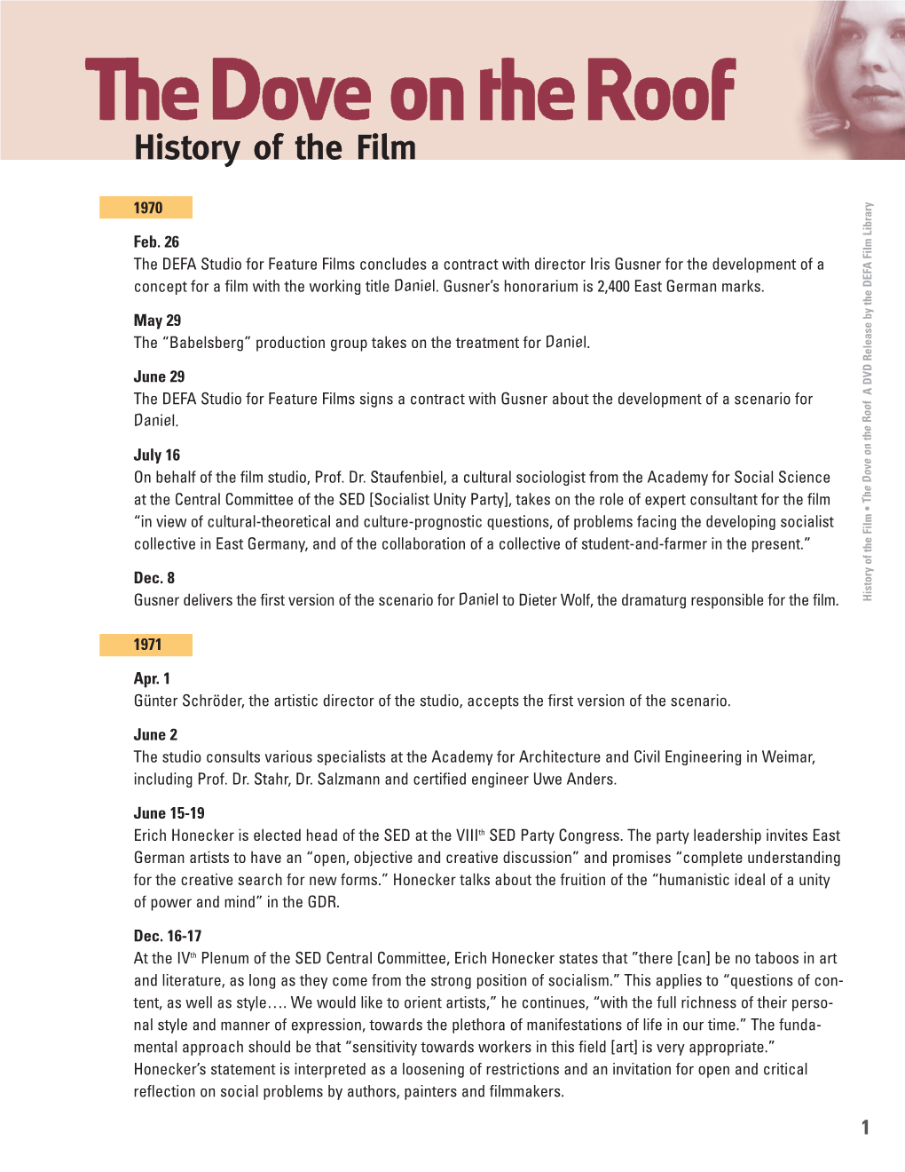 History of the Film by Thomas Elsaesser Y 1970 R a R B I L