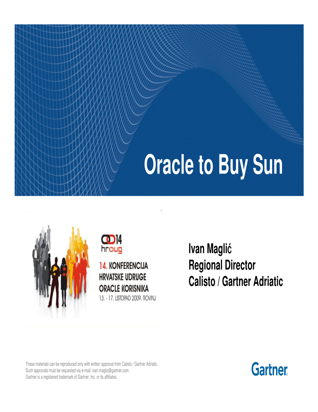 Oracle to Buy Sun