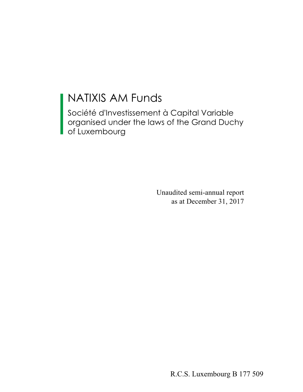 NATIXIS AM Funds