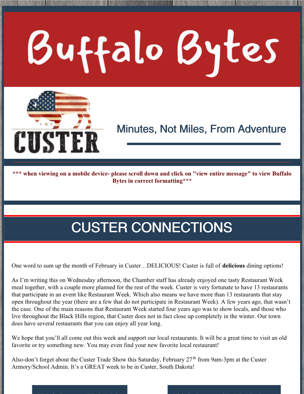 Buffalo Bytes-February 25, 2021