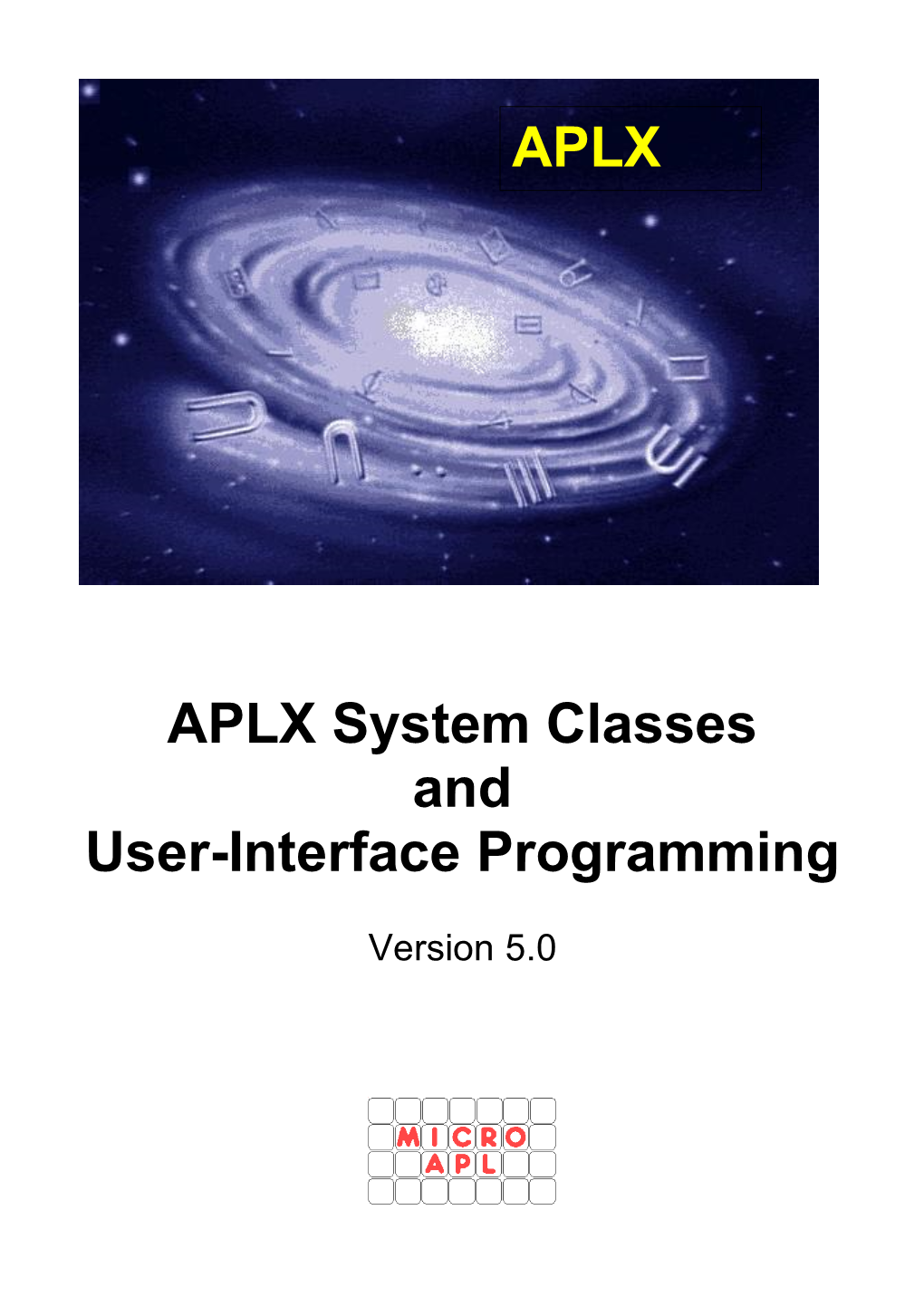 APLX System Classes & User-Interface Programming