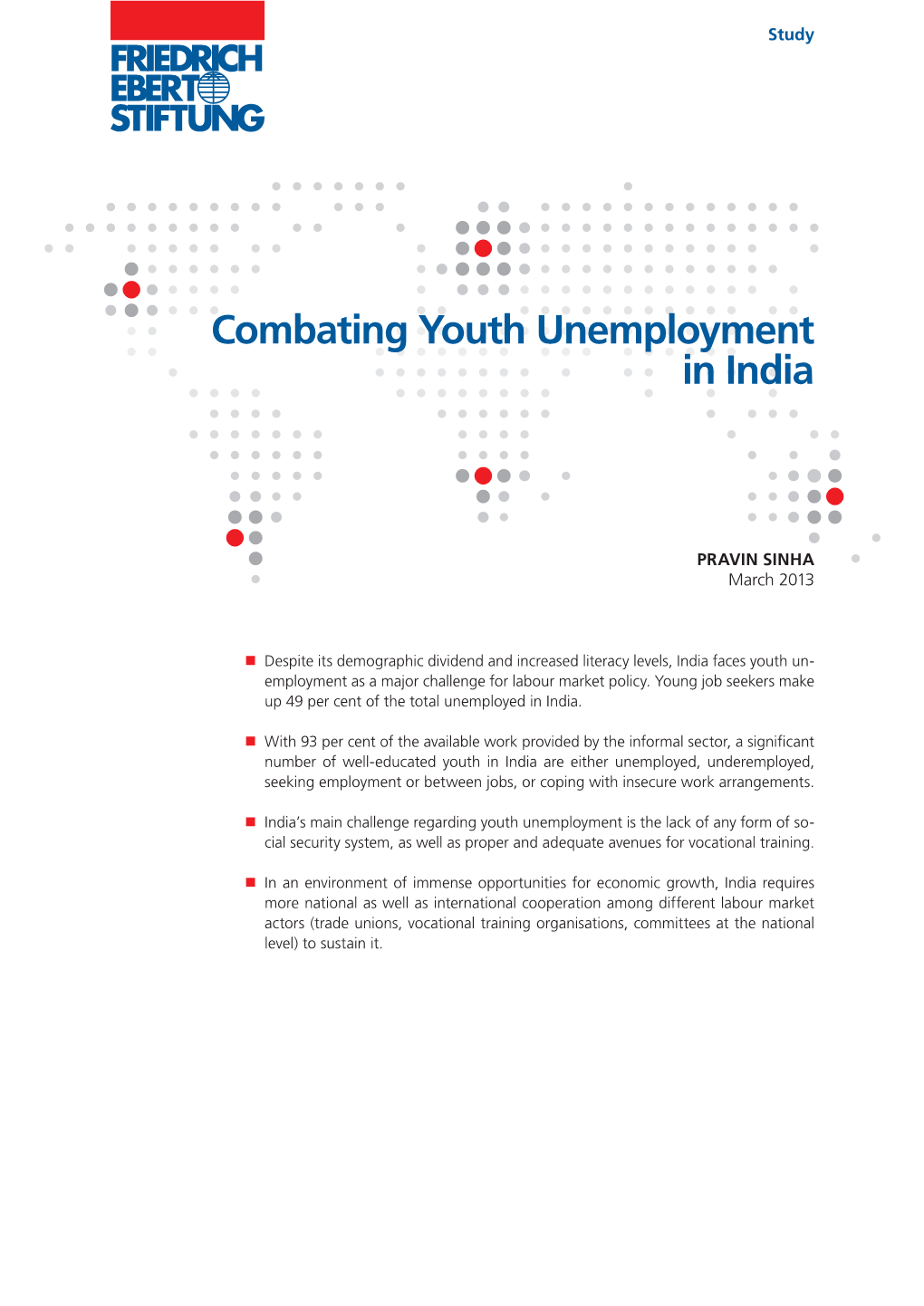 Combating Youth Unemployment in India