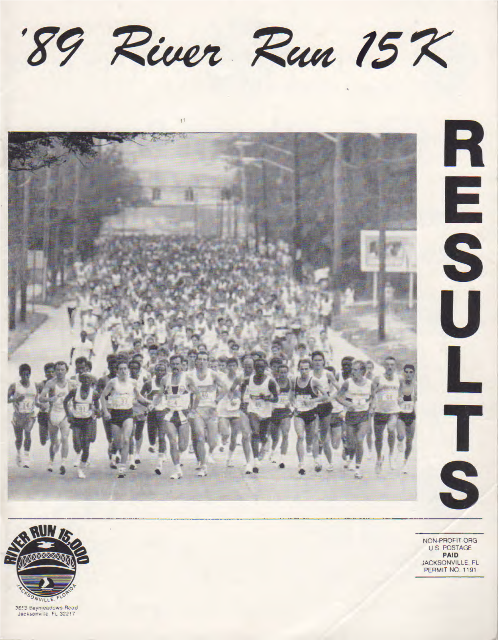 1989 JACKSONVILLE RIVER RUN 15000 Hosted By