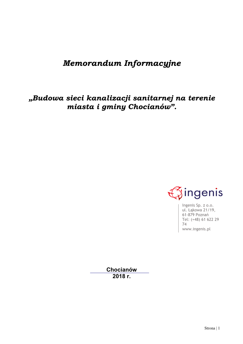 Memorandum Informacyjne