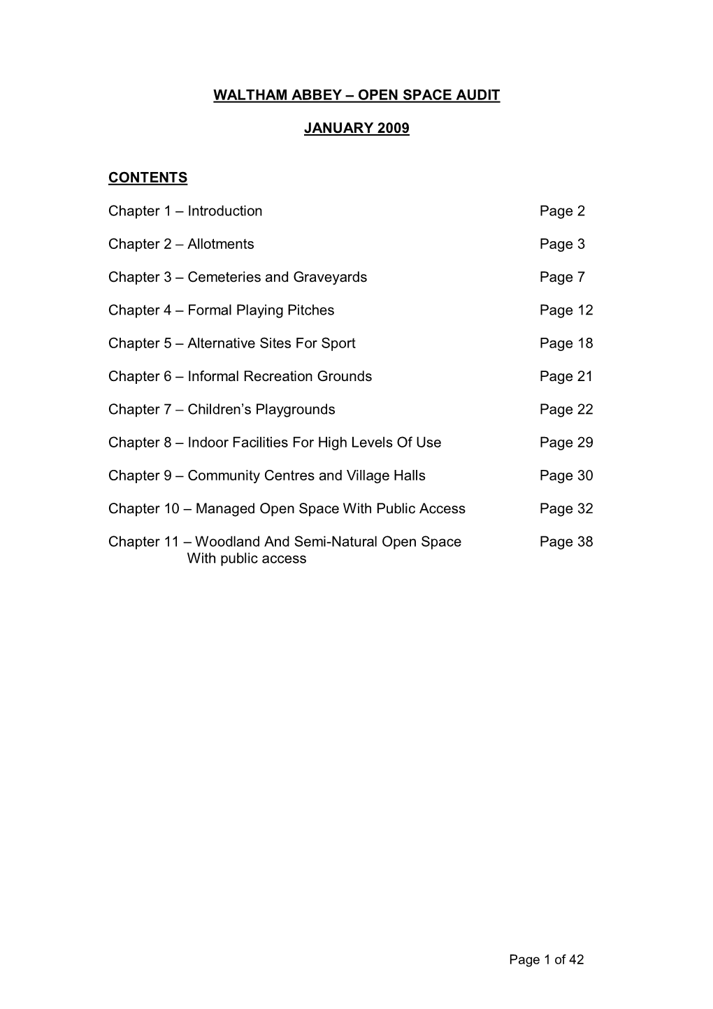 My Audit Analysis of Waltham Abbey Final Audit