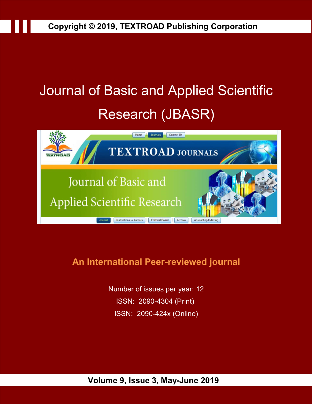 Journal of Basic and Applied Scientific Research (JBASR)