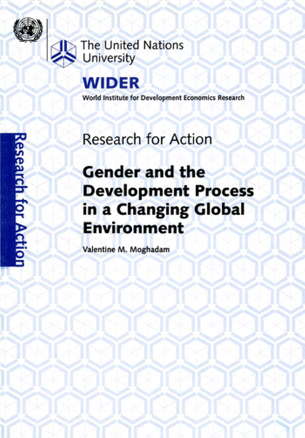 Research for Action Gender and the Development Process in A