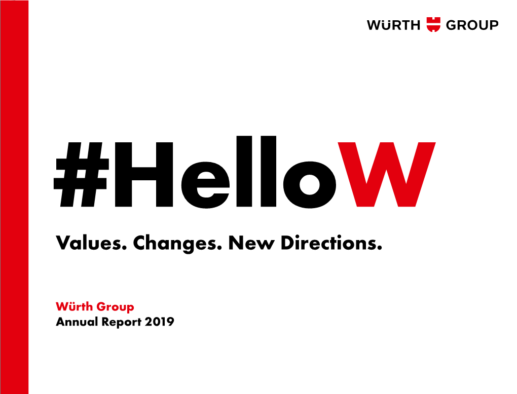 Annual Report of the Würth Group 2019