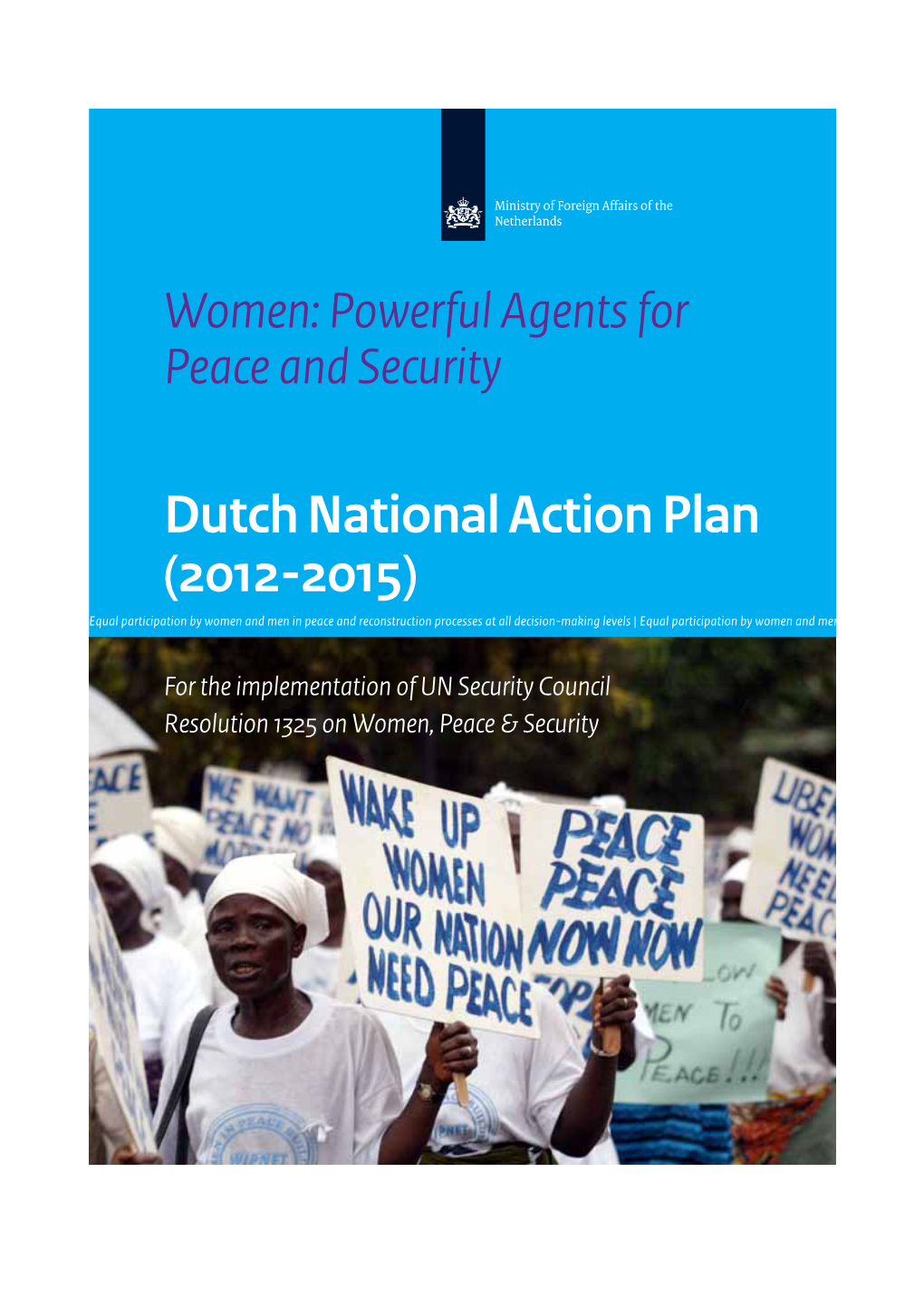 Dutch National Action Plan (2012 -2015)