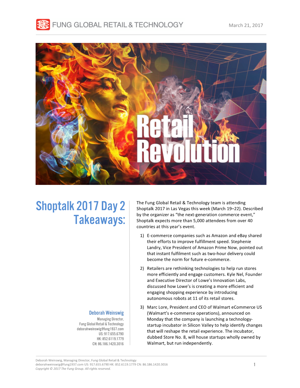 Shoptalk 2017 Day 2 Takeaways