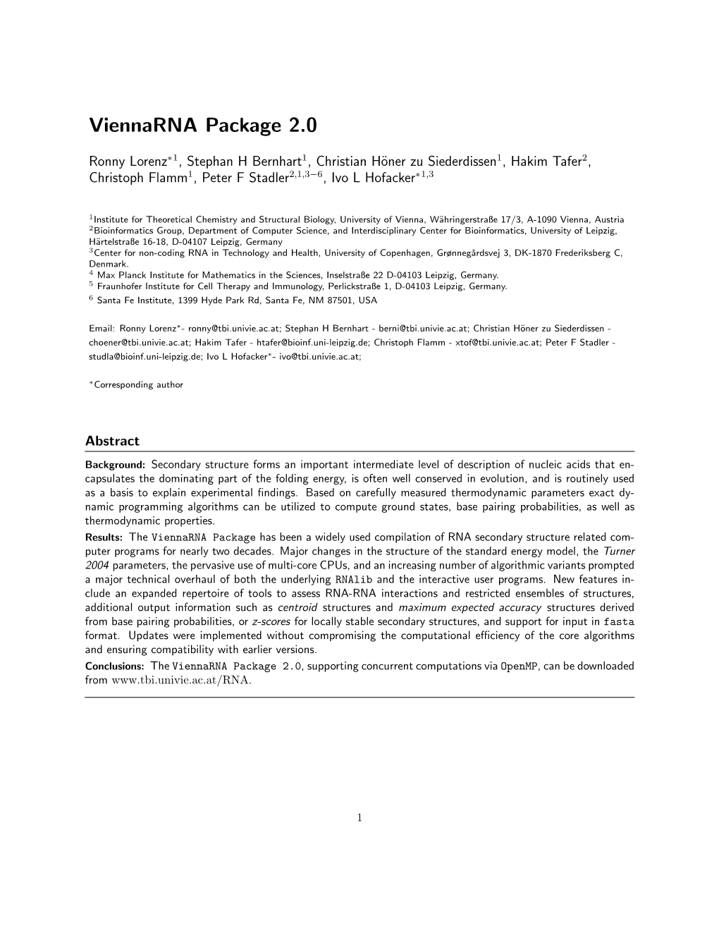 Viennarna Package 2.0