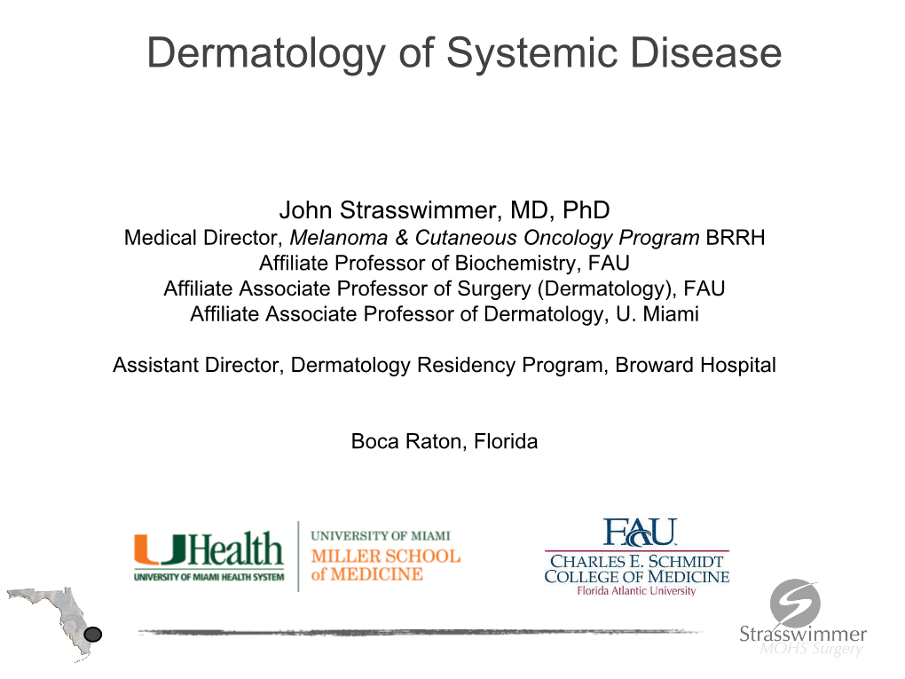 Dermatology of Systemic Disease