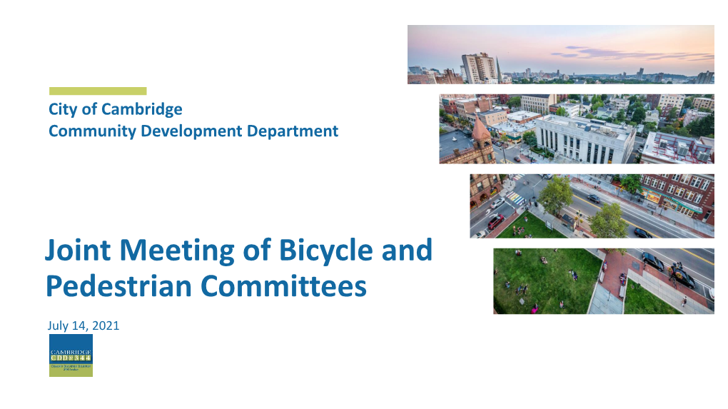 Joint Meeting of Bicycle and Pedestrian Committees